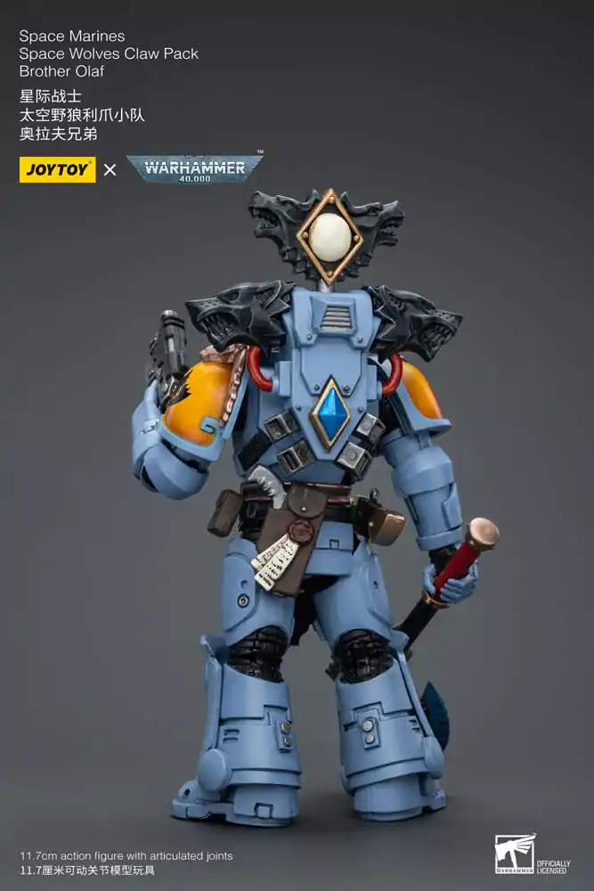 Warhammer 40k Action Figure 1/18 Space Marines Space Wolves Claw Pack Brother Olaf 12 cm termékfotó