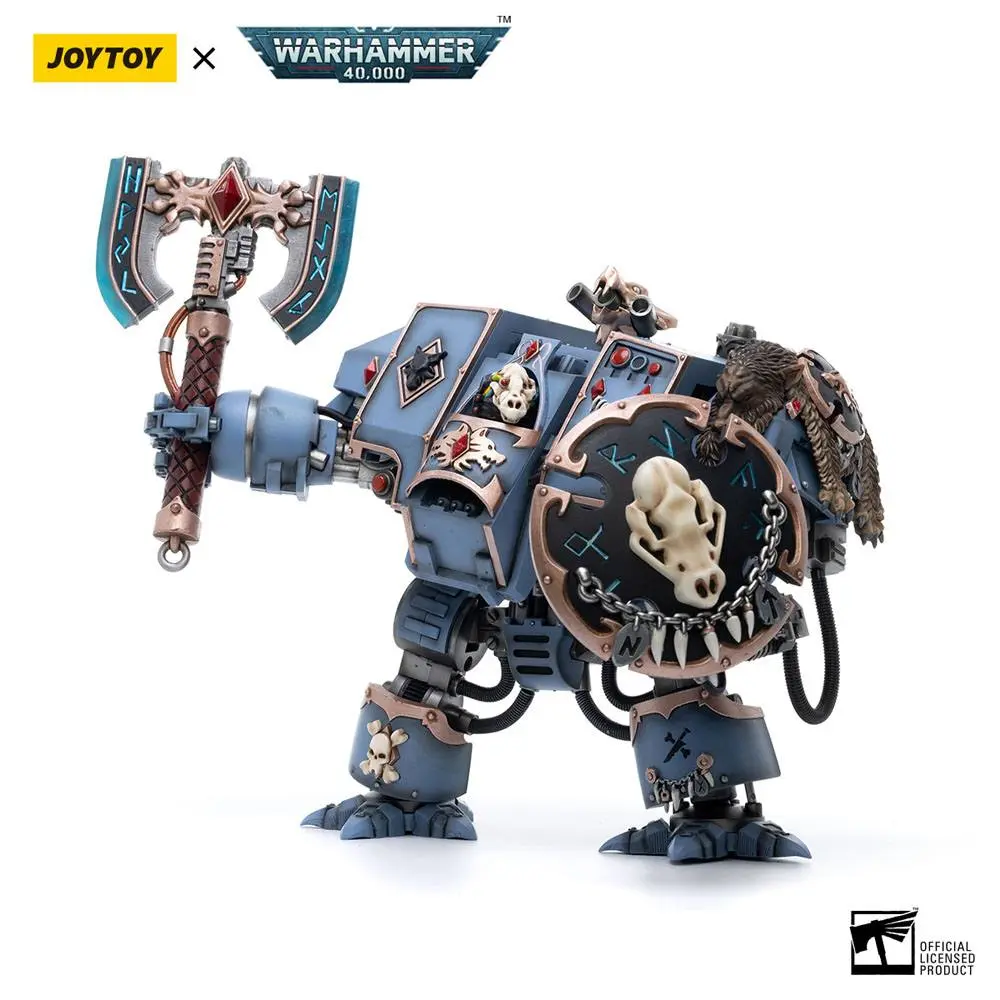 Warhammer 40k Action Figure 1/18 Space Marines Space Wolves Venerable Dreadnought Brother Hvor 20 cm product photo