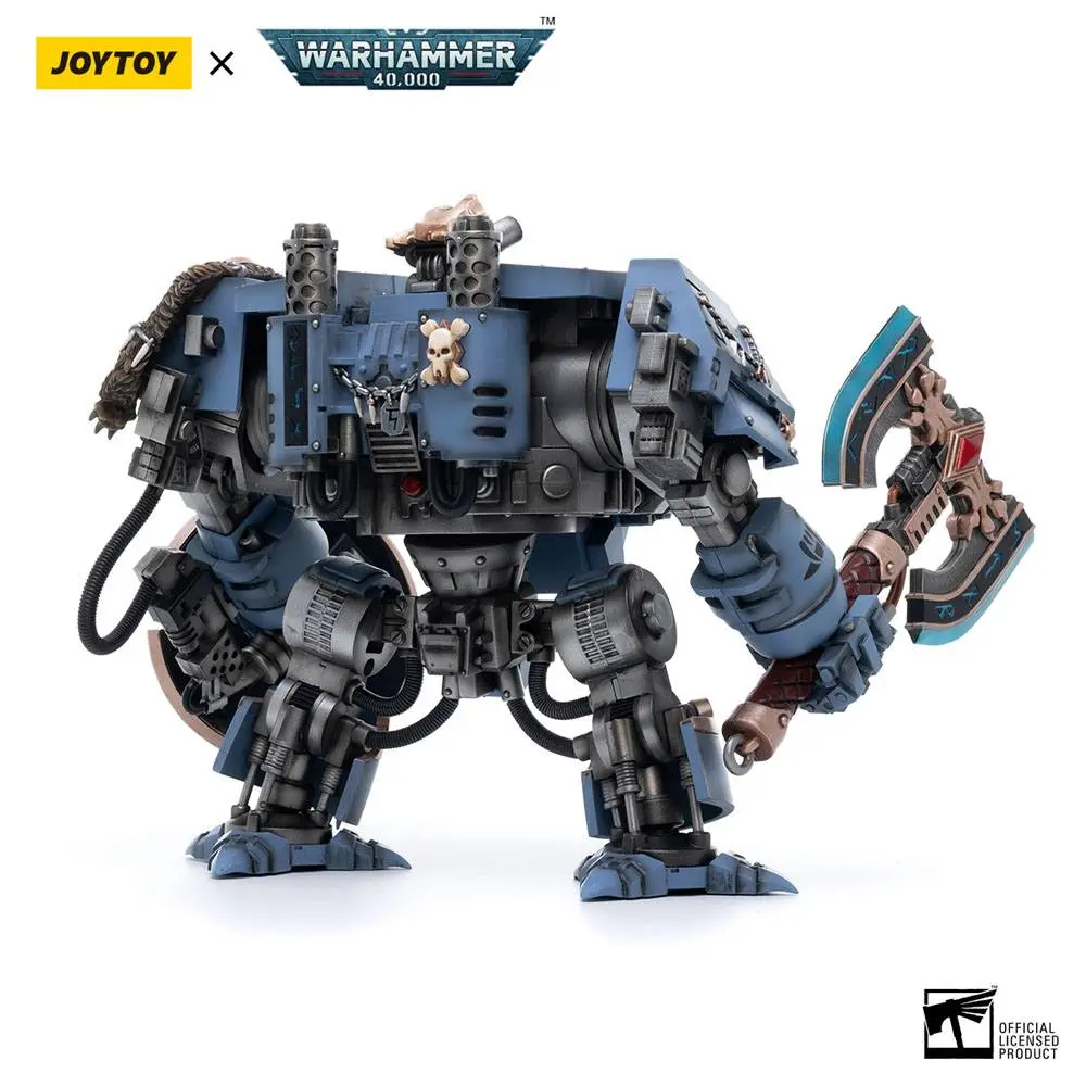Warhammer 40k Action Figure 1/18 Space Marines Space Wolves Venerable Dreadnought Brother Hvor 20 cm product photo