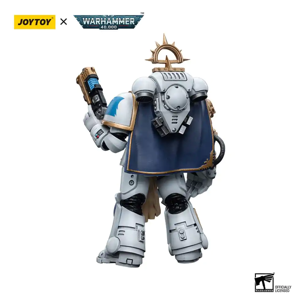 Warhammer 40k Action Figure 1/18 Space Marines White Consuls Captain Messinius 12 cm product photo
