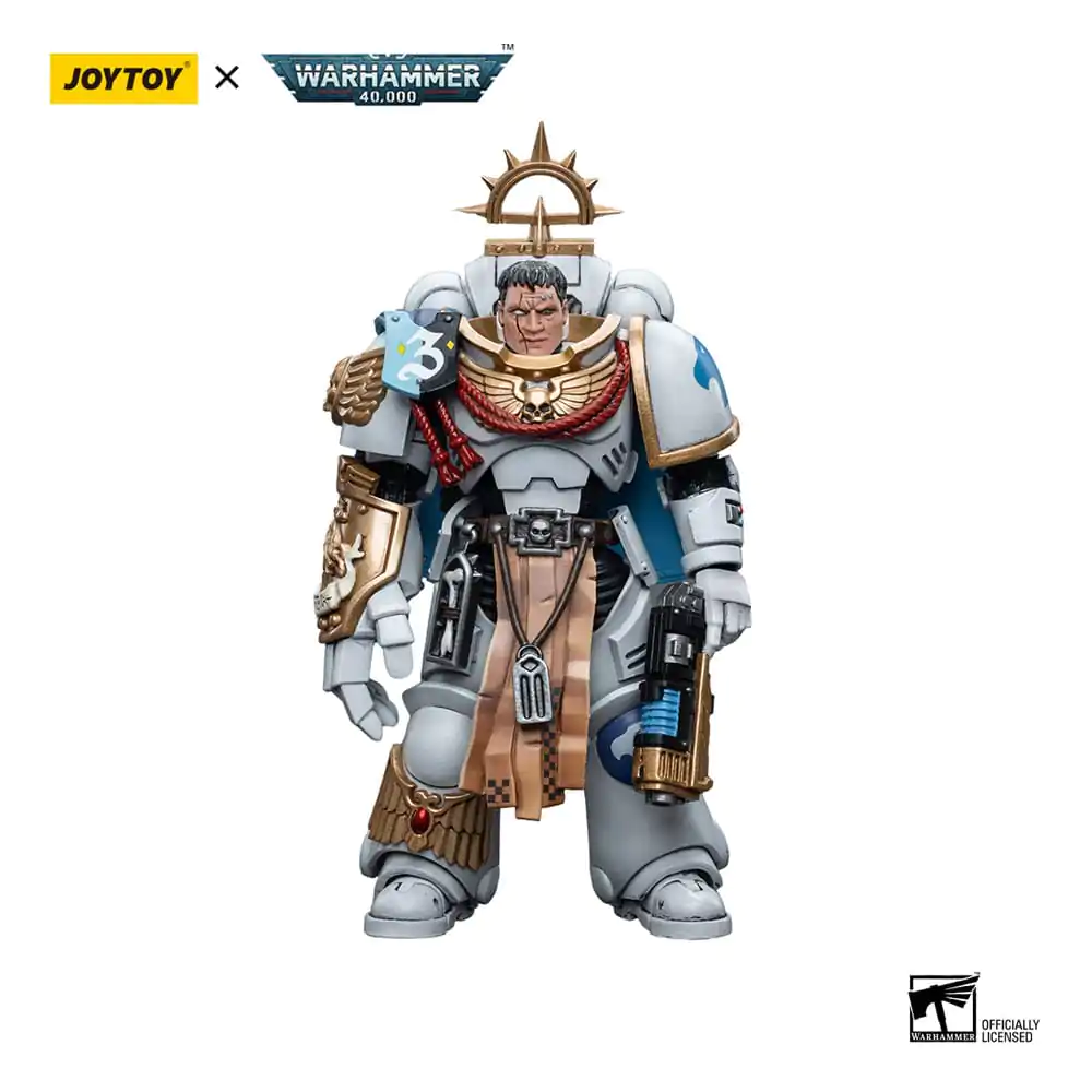 Warhammer 40k Action Figure 1/18 Space Marines White Consuls Captain Messinius 12 cm product photo