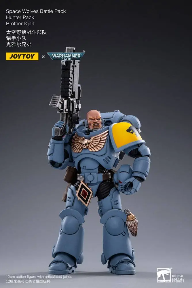 Warhammer 40k Action Figure 4-Pack 1/18 Space Wolves Battle Hunters 12 cm product photo