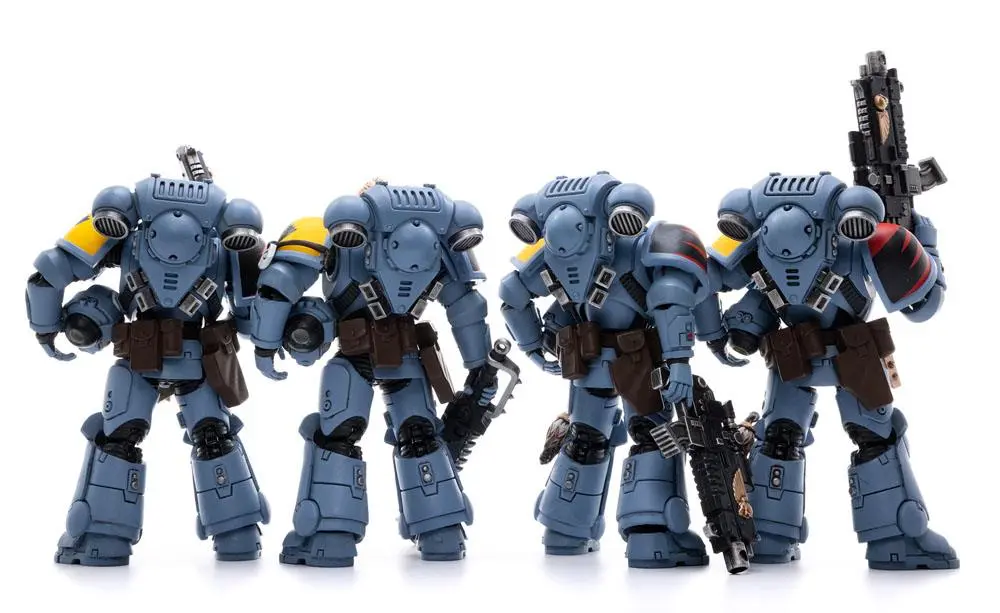 Warhammer 40k Action Figure 4-Pack 1/18 Space Wolves Battle Hunters 12 cm product photo