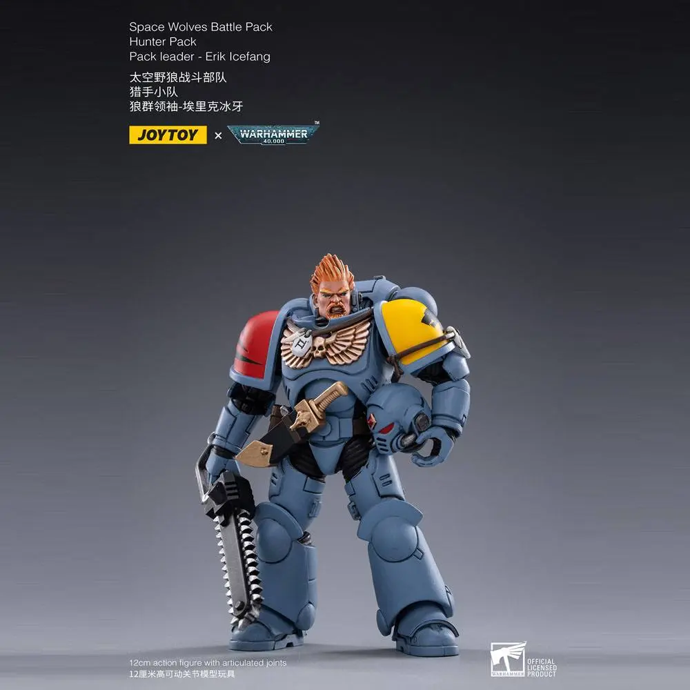 Warhammer 40k Action Figure 4-Pack 1/18 Space Wolves Battle Hunters 12 cm product photo