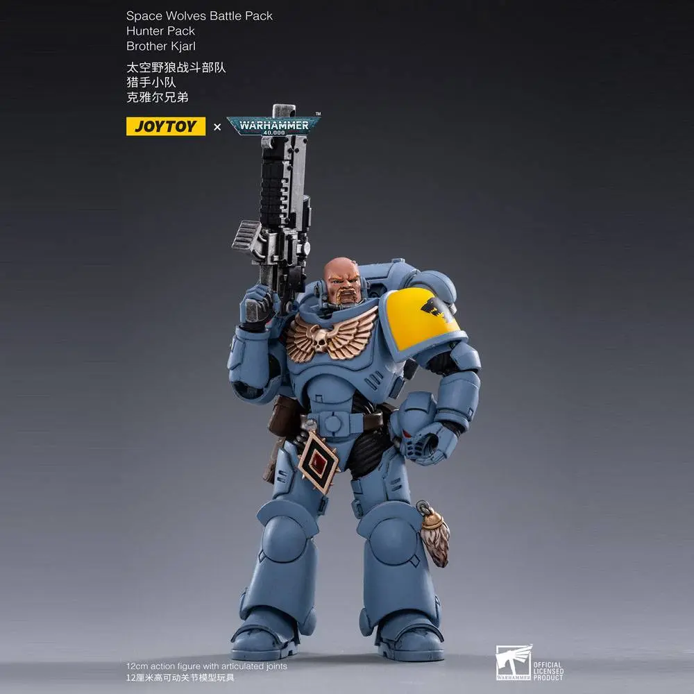 Warhammer 40k Action Figure 4-Pack 1/18 Space Wolves Battle Hunters 12 cm product photo