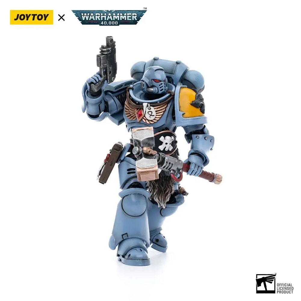 Warhammer 40k Action Figure 1/18 Space Wolves Claw Pack Sigyrr Stoneshield 12 cm termékfotó