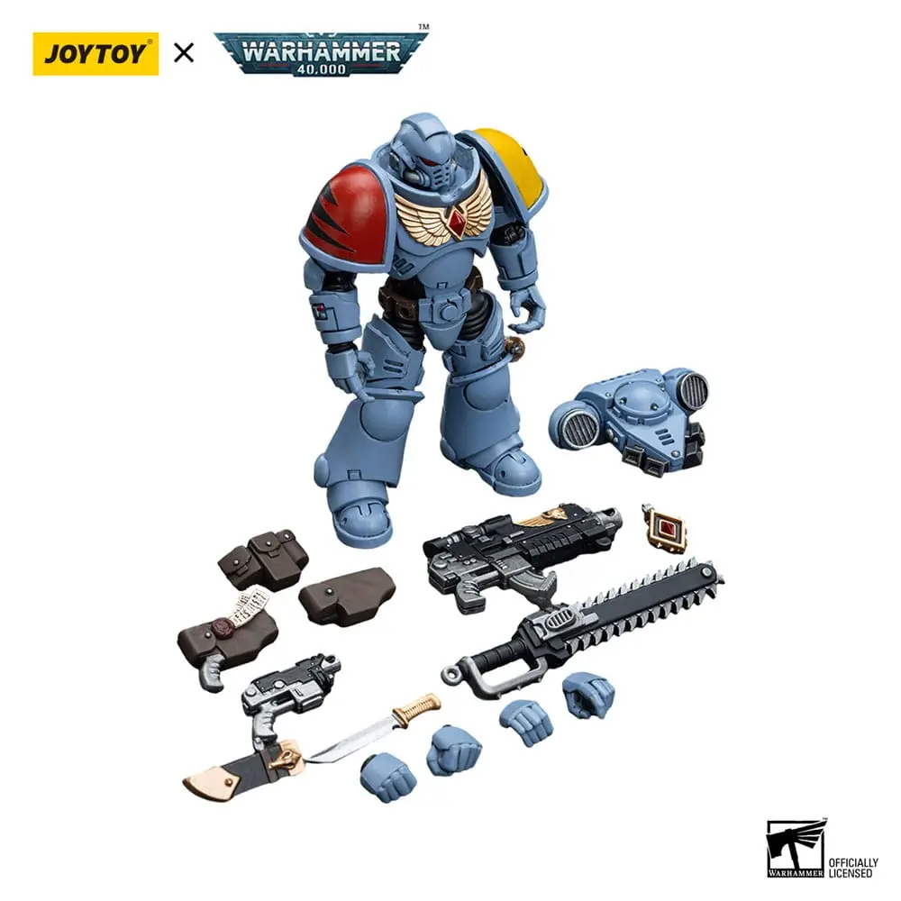 Warhammer 40k Action Figure 1/18 Space Wolves Intercessors 12 cm product photo