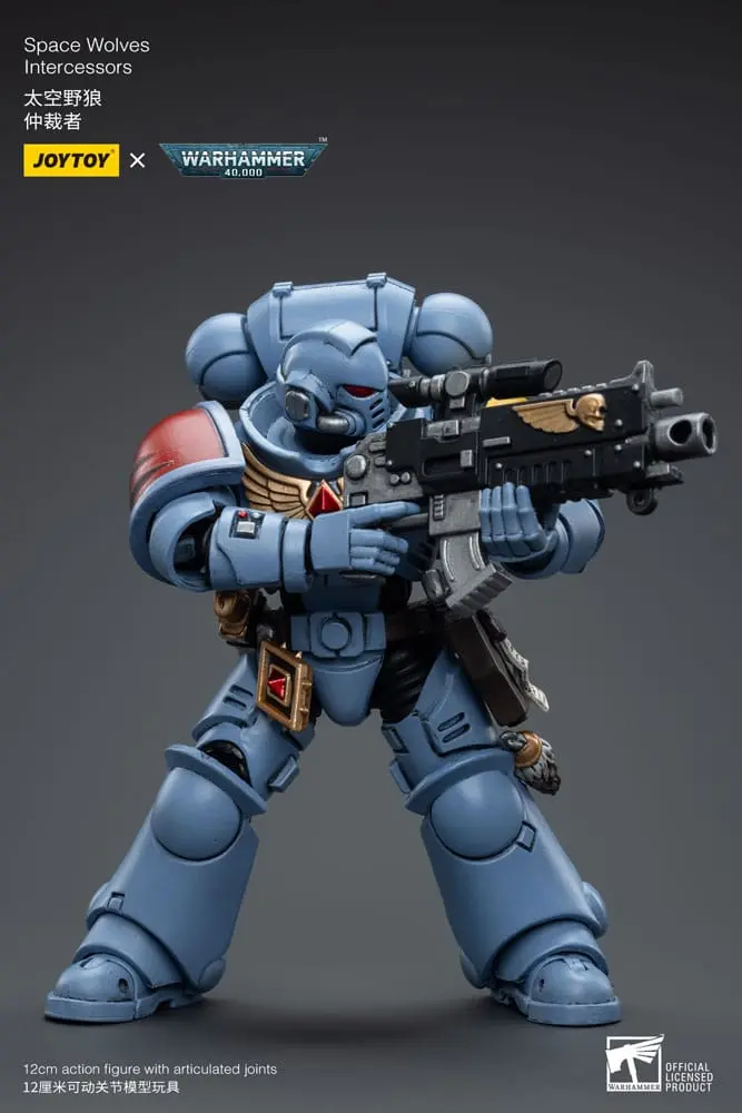 Warhammer 40k Action Figure 1/18 Space Wolves Intercessors 12 cm product photo
