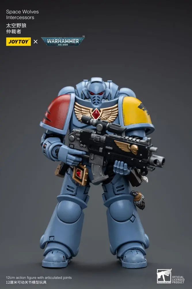 Warhammer 40k Action Figure 1/18 Space Wolves Intercessors 12 cm product photo