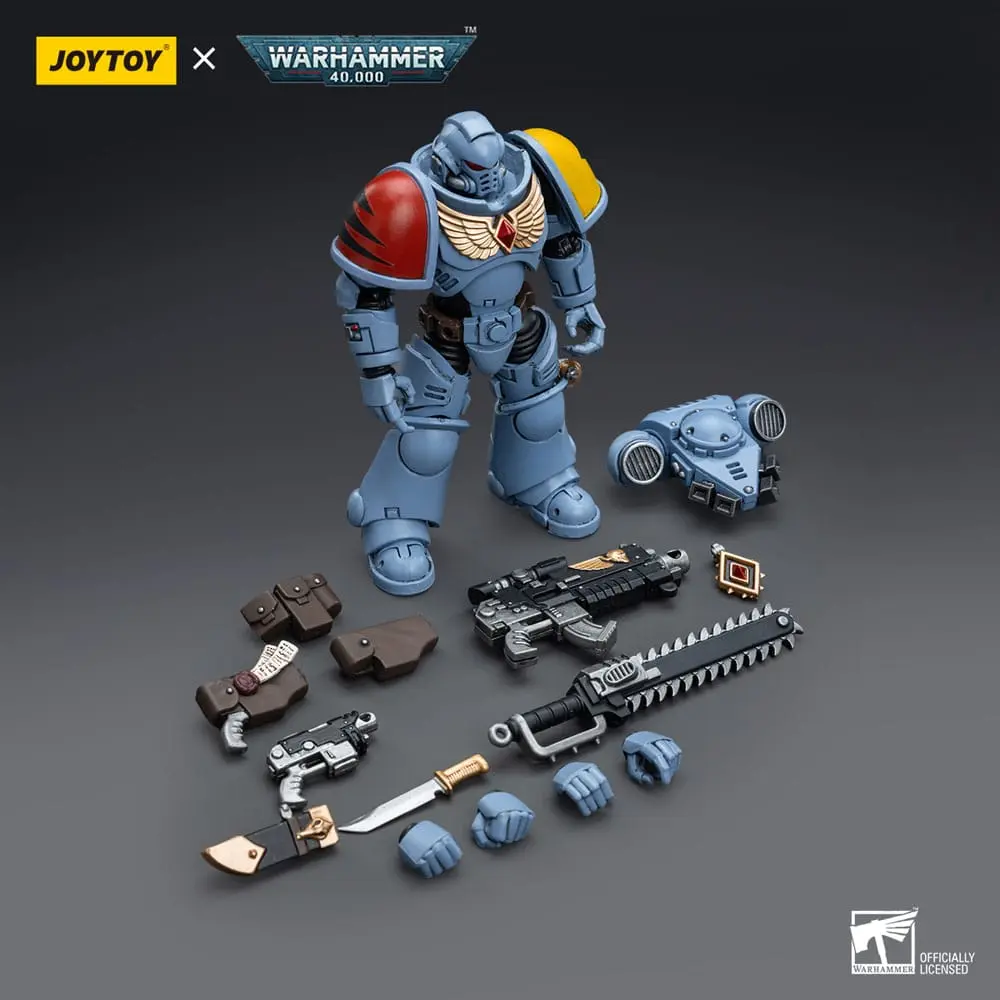 Warhammer 40k Action Figure 1/18 Space Wolves Intercessors 12 cm product photo