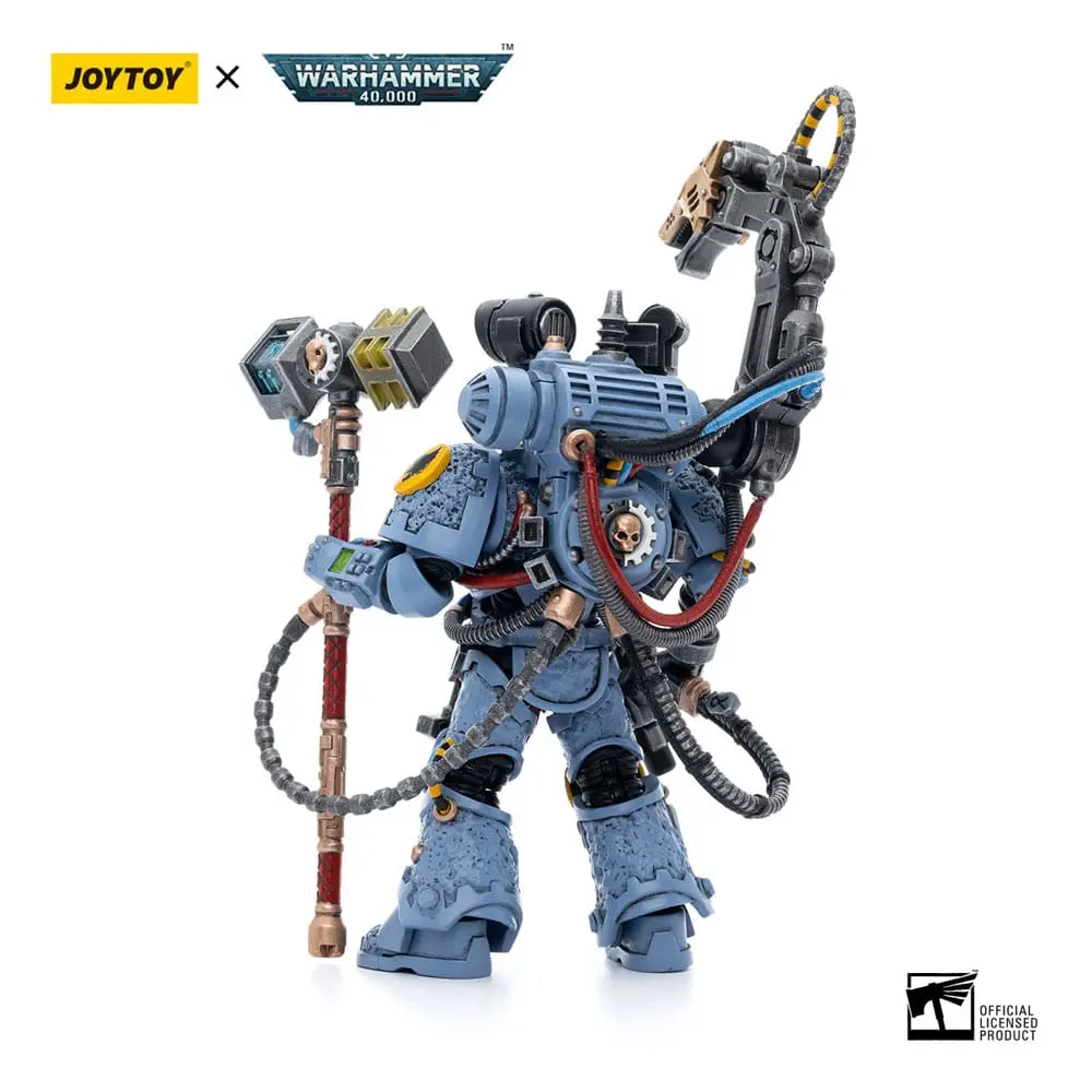 Warhammer 40k Action Figure 1/18 Space Wolves Iron Priest Jorin Fellhammer 12 cm product photo