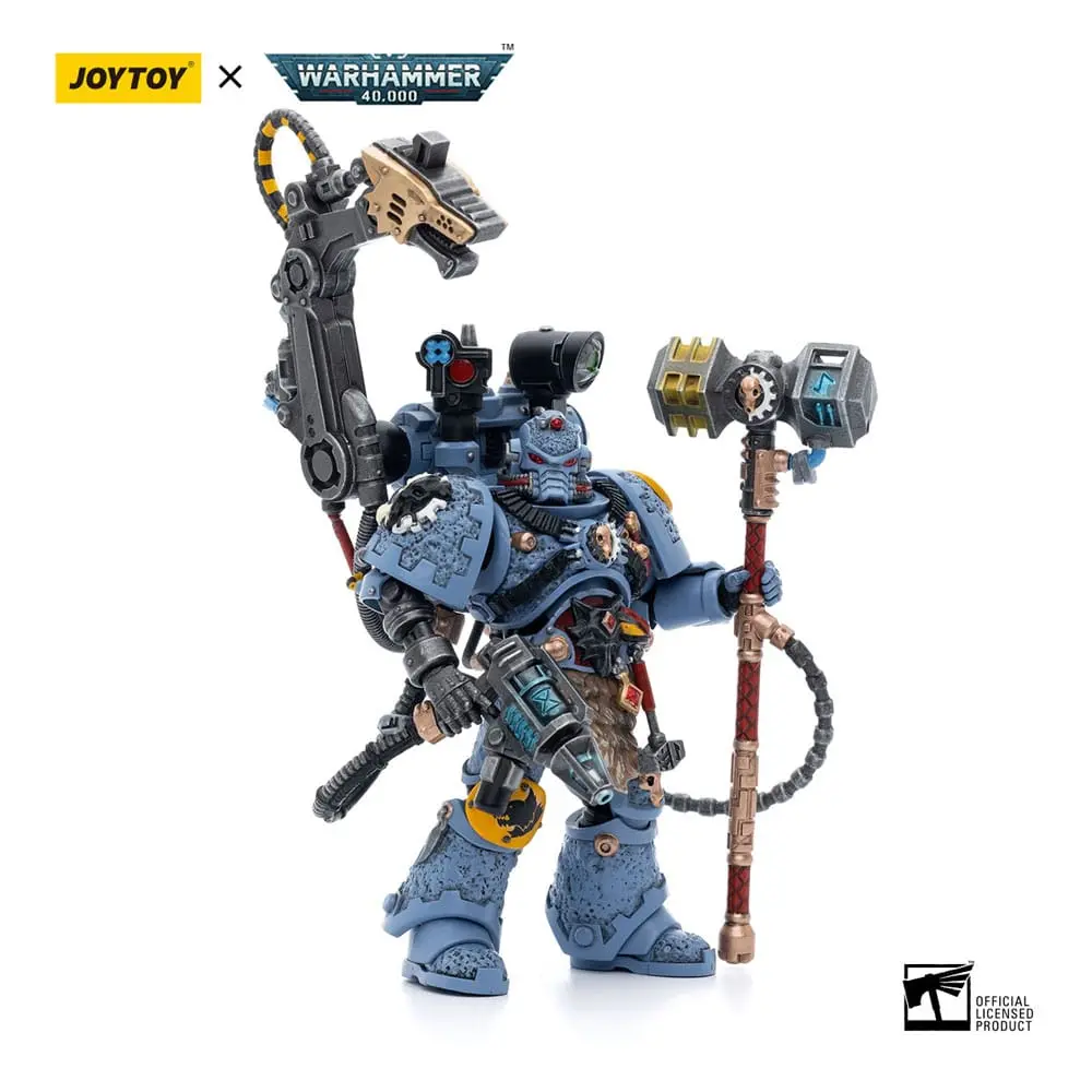 Warhammer 40k Action Figure 1/18 Space Wolves Iron Priest Jorin Fellhammer 12 cm product photo