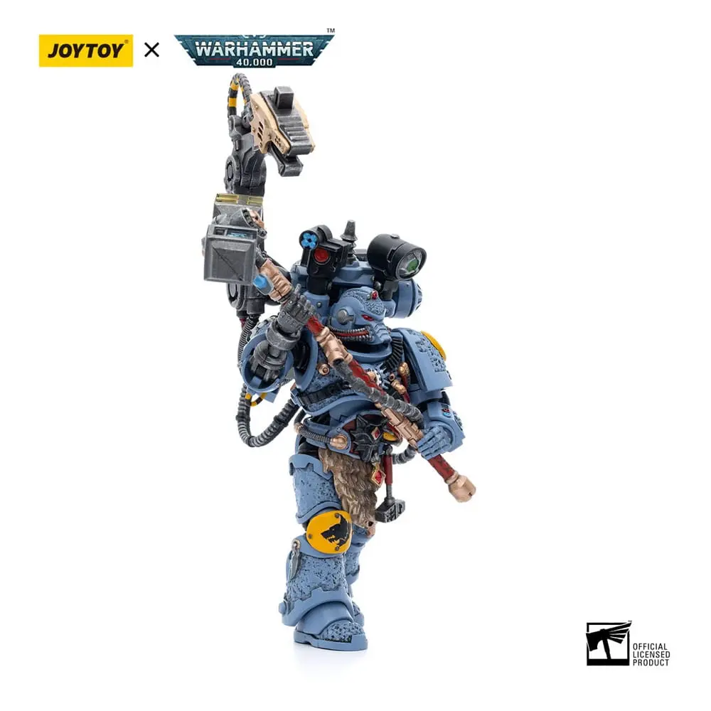 Warhammer 40k Action Figure 1/18 Space Wolves Iron Priest Jorin Fellhammer 12 cm product photo