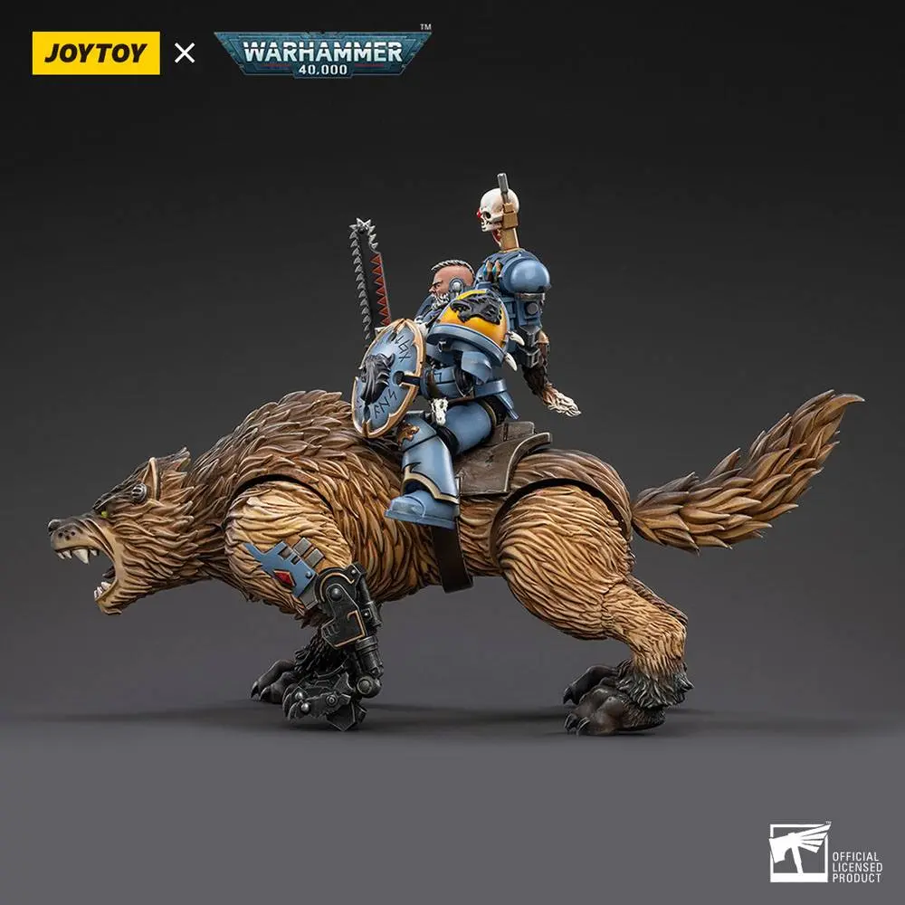Warhammer 40k Action Figure 1/18 Space Wolves Thunderwolf Cavalry Bjane product photo