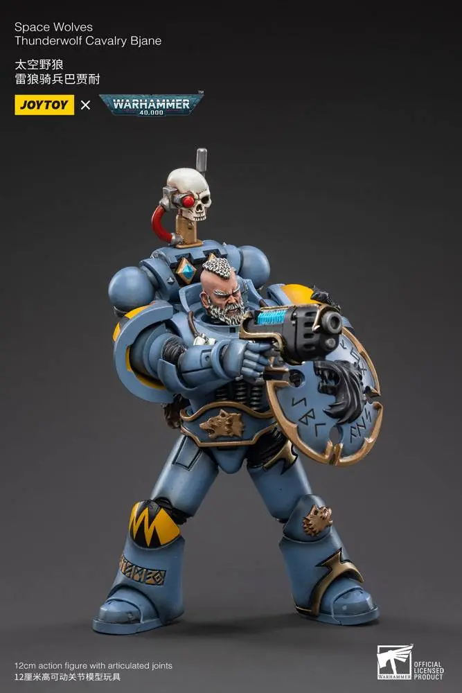 Warhammer 40k Action Figure 1/18 Space Wolves Thunderwolf Cavalry Bjane product photo