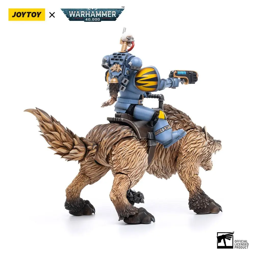 Warhammer 40k Action Figure 1/18 Space Wolves Thunderwolf Cavalry Bjane product photo