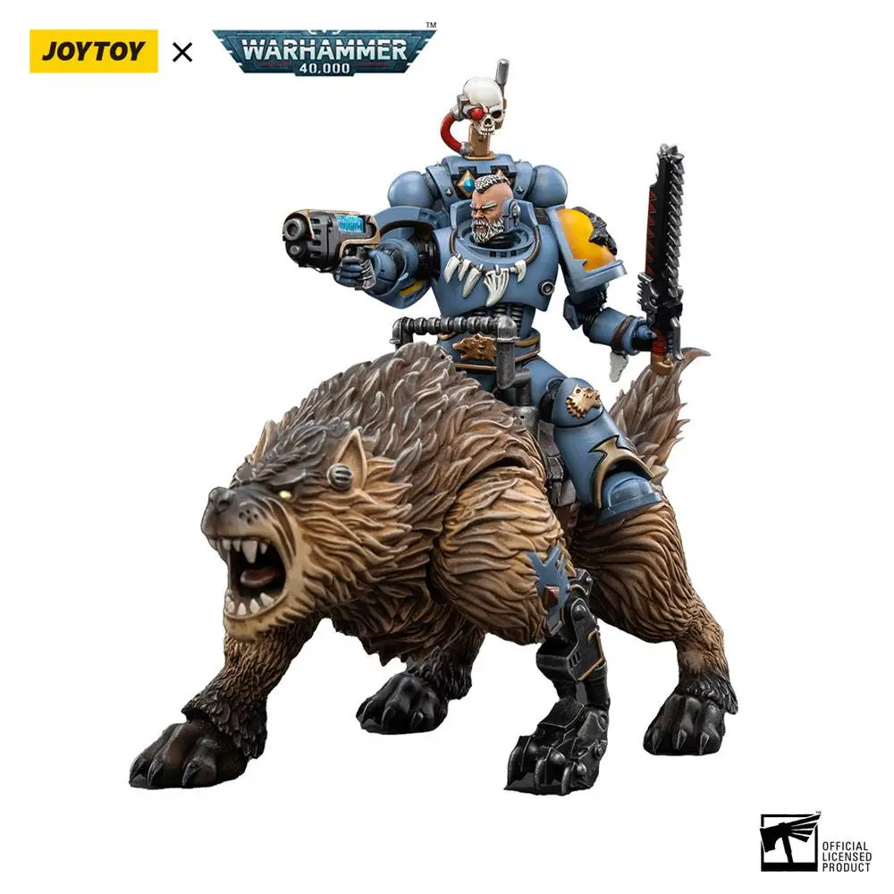 Warhammer 40k Action Figure 1/18 Space Wolves Thunderwolf Cavalry Bjane product photo