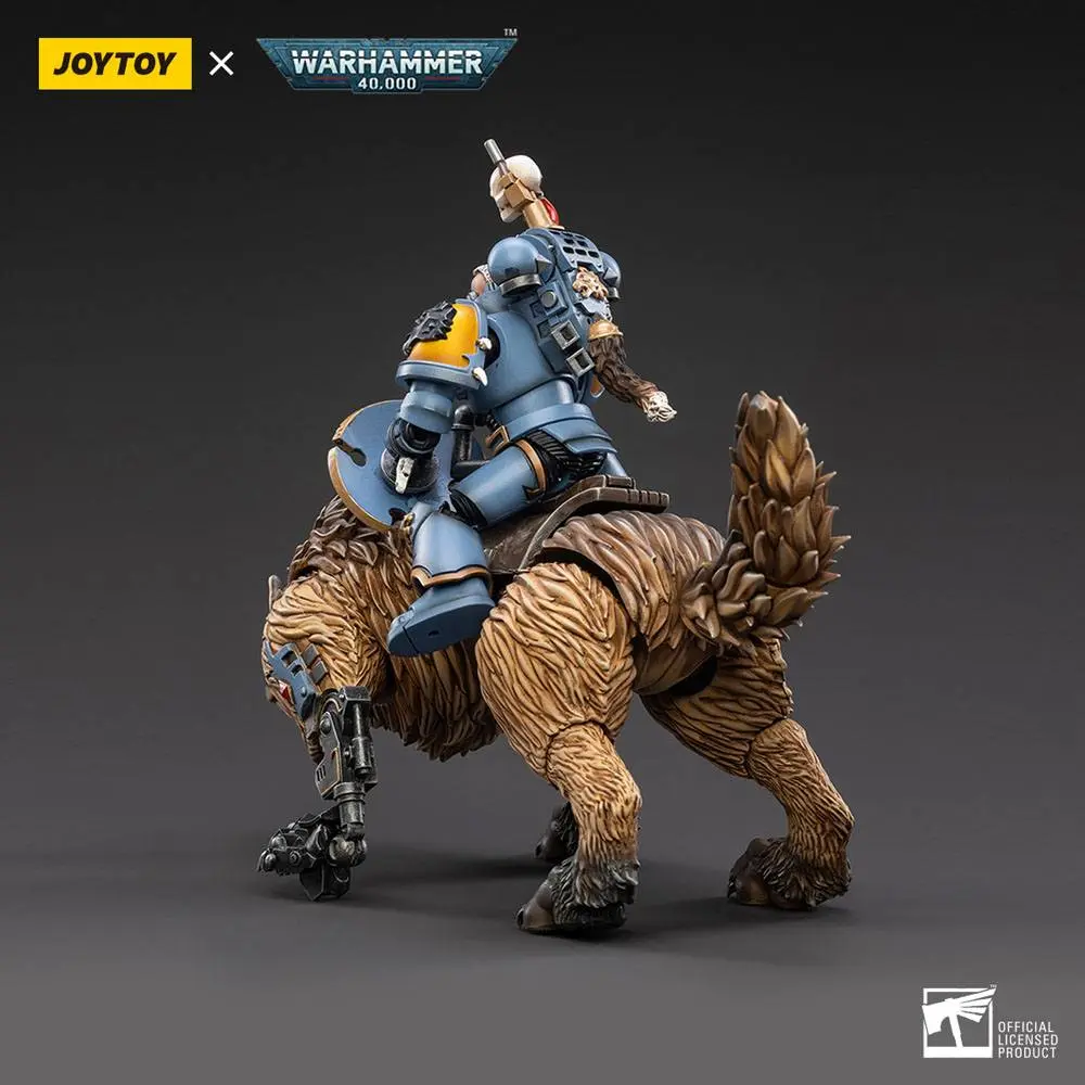 Warhammer 40k Action Figure 1/18 Space Wolves Thunderwolf Cavalry Bjane product photo