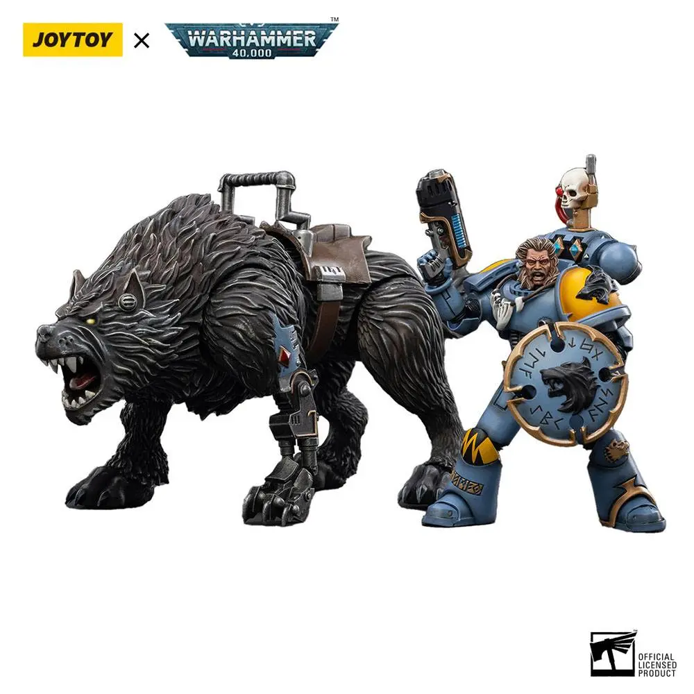 Warhammer 40k Action Figure 1/18 Space Wolves Thunderwolf Cavalry Frode product photo