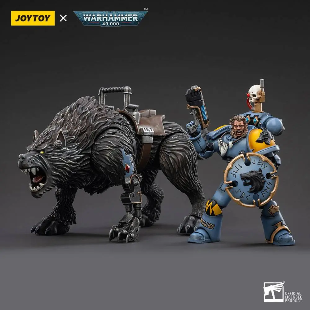 Warhammer 40k Action Figure 1/18 Space Wolves Thunderwolf Cavalry Frode product photo