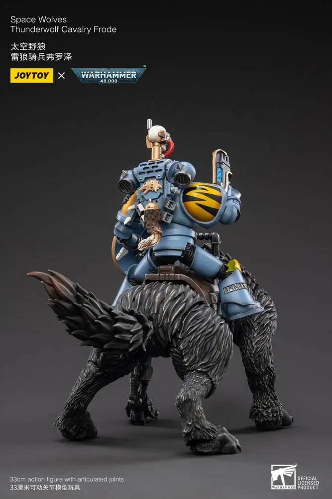 Warhammer 40k Action Figure 1/18 Space Wolves Thunderwolf Cavalry Frode product photo