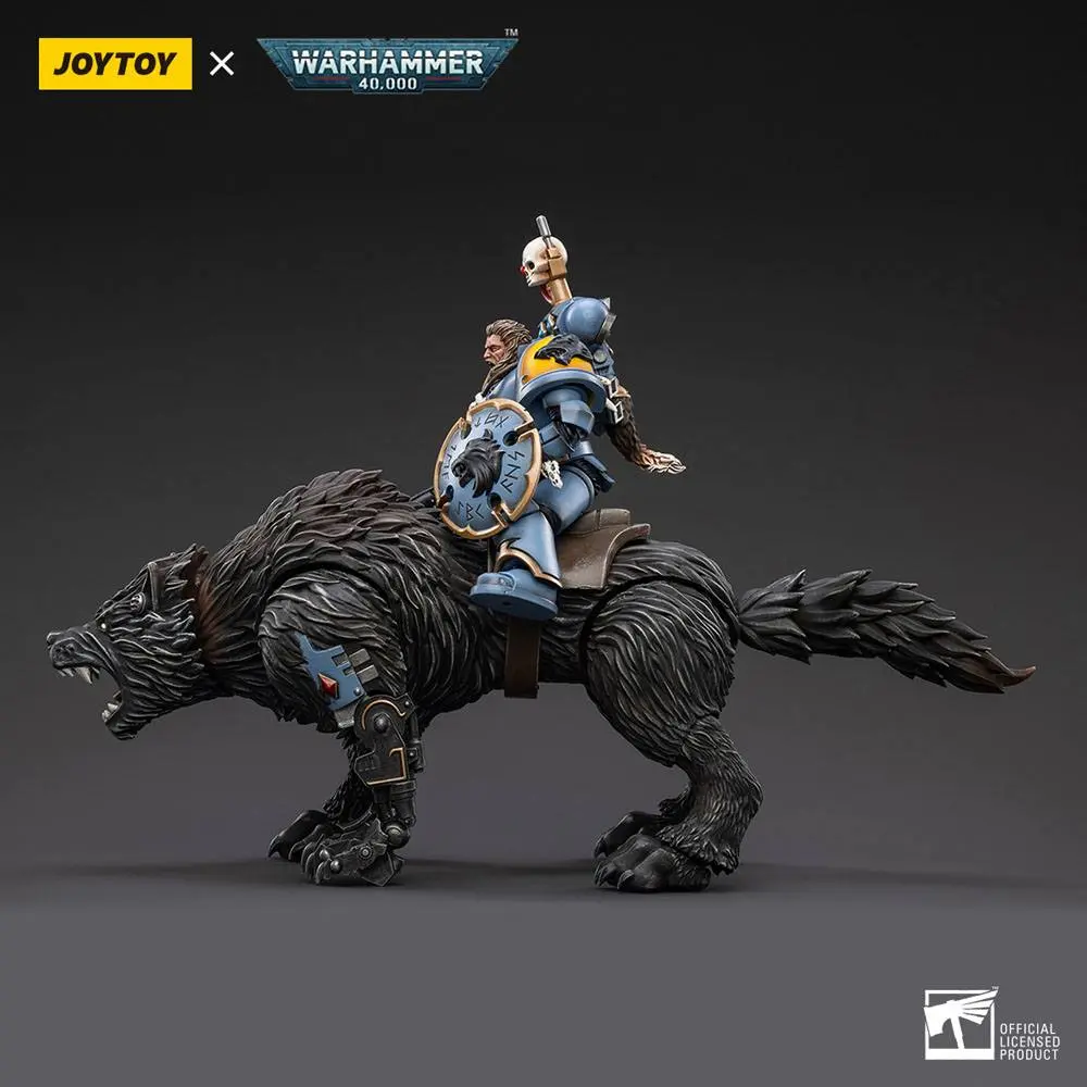 Warhammer 40k Action Figure 1/18 Space Wolves Thunderwolf Cavalry Frode product photo