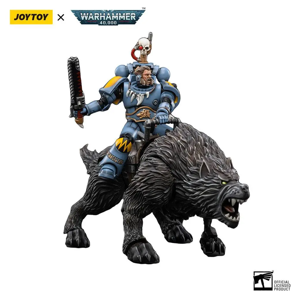 Warhammer 40k Action Figure 1/18 Space Wolves Thunderwolf Cavalry Frode product photo