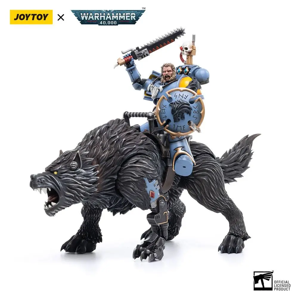 Warhammer 40k Action Figure 1/18 Space Wolves Thunderwolf Cavalry Frode product photo