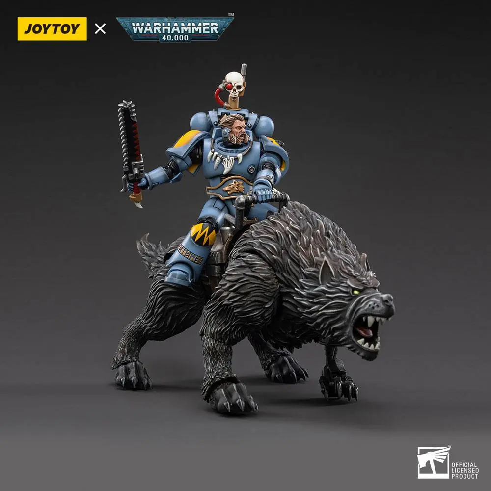Warhammer 40k Action Figure 1/18 Space Wolves Thunderwolf Cavalry Frode product photo