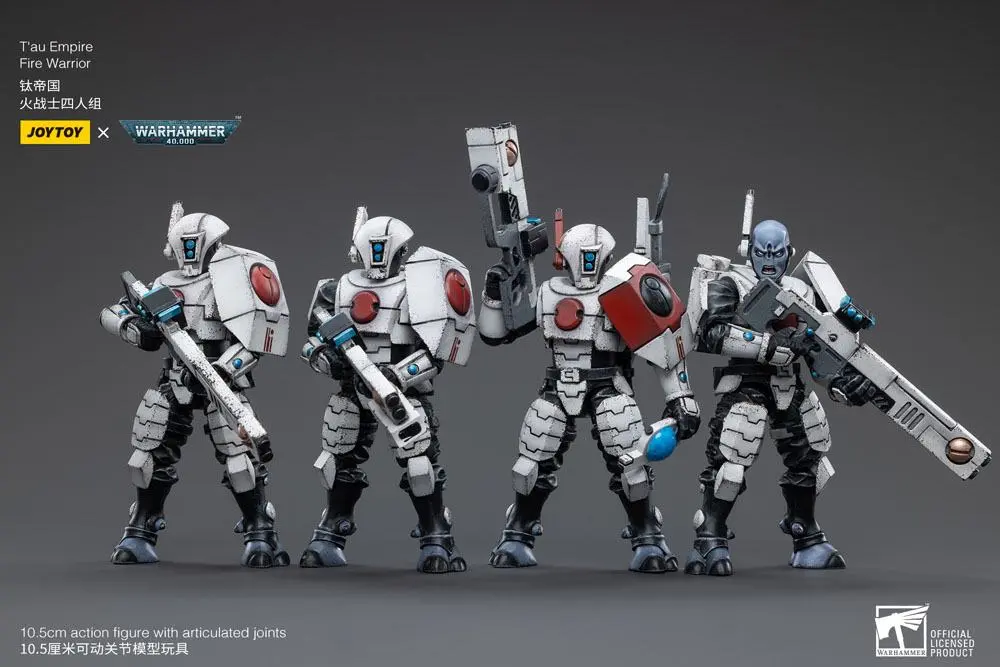 Warhammer 40k Action Figure 4-Pack 1/18 T'au Empire Fire Warriors 11 cm product photo