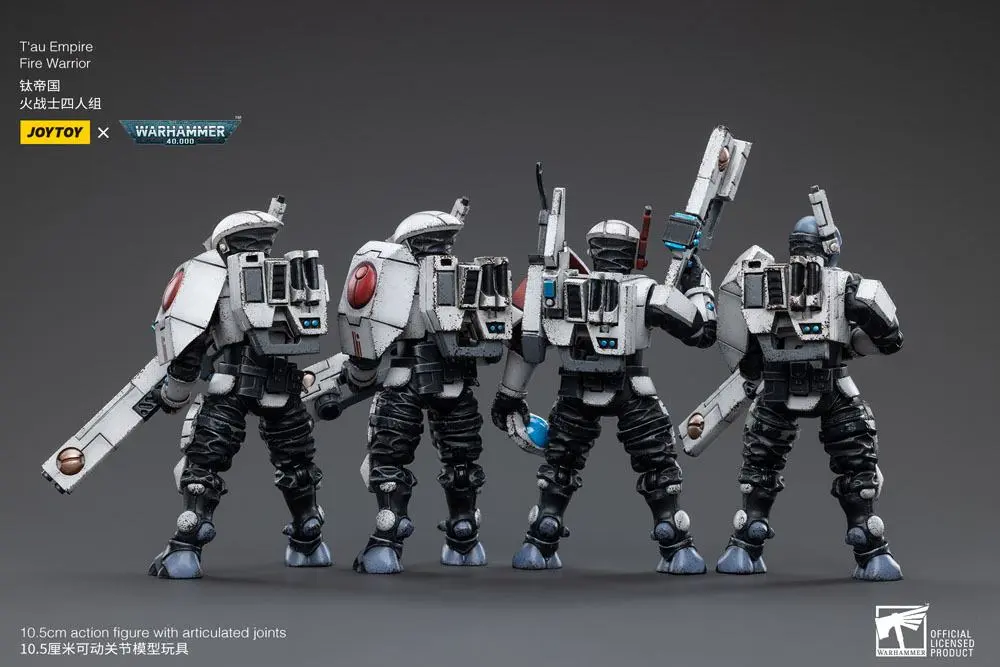 Warhammer 40k Action Figure 4-Pack 1/18 T'au Empire Fire Warriors 11 cm product photo