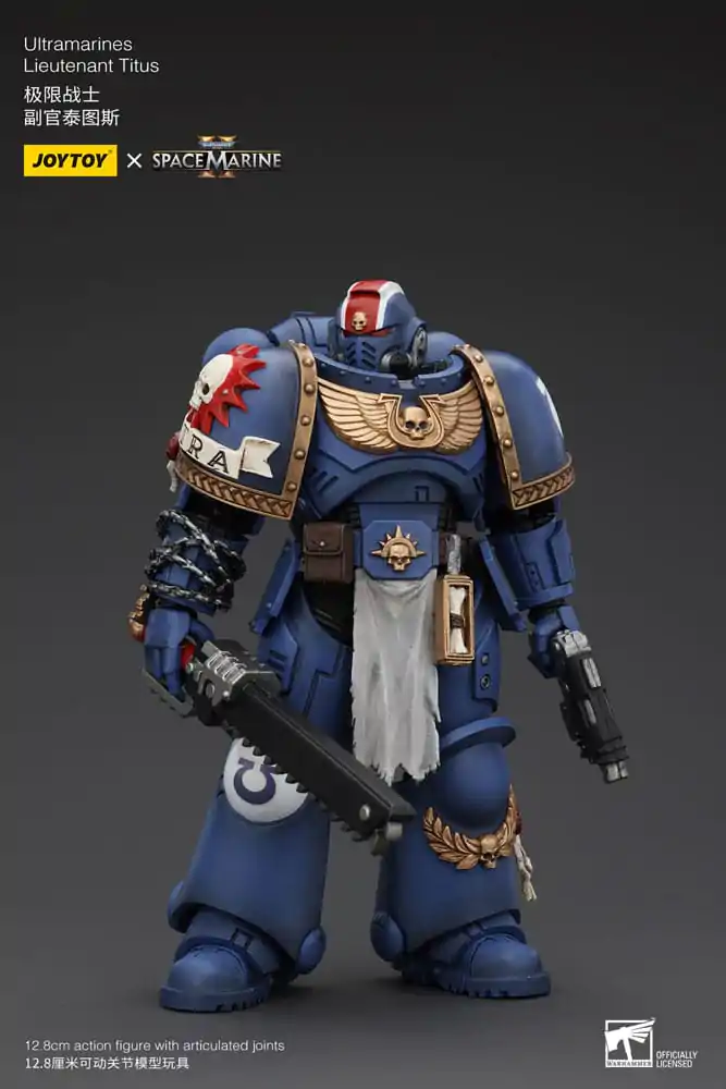 Warhammer 40k Action Figure 1/18 Uitramarines Lieutenant Titus 13 cm termékfotó