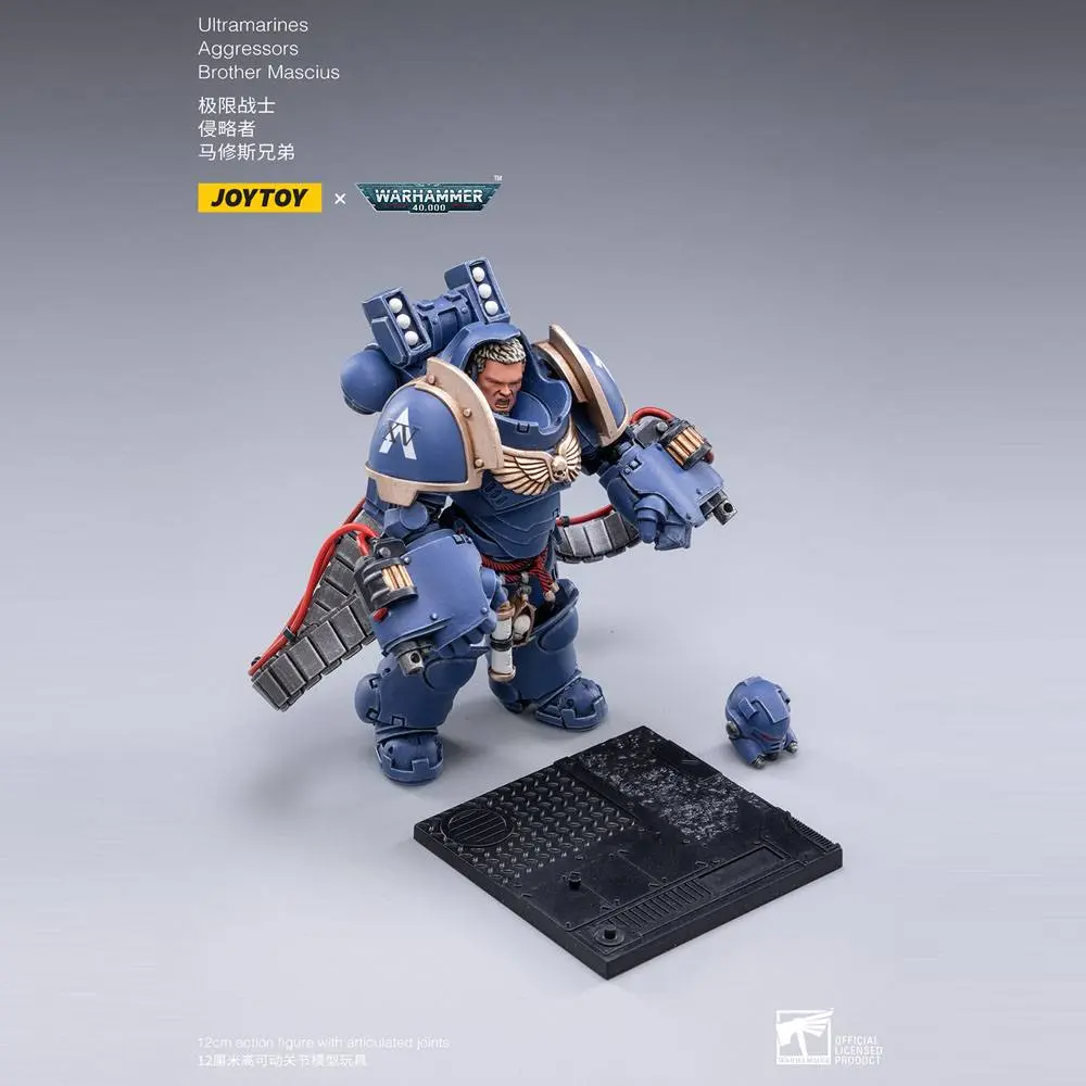 Warhammer 40k Action Figure 3-Pack 1/18 Ultramarines Aggressors 12 cm product photo