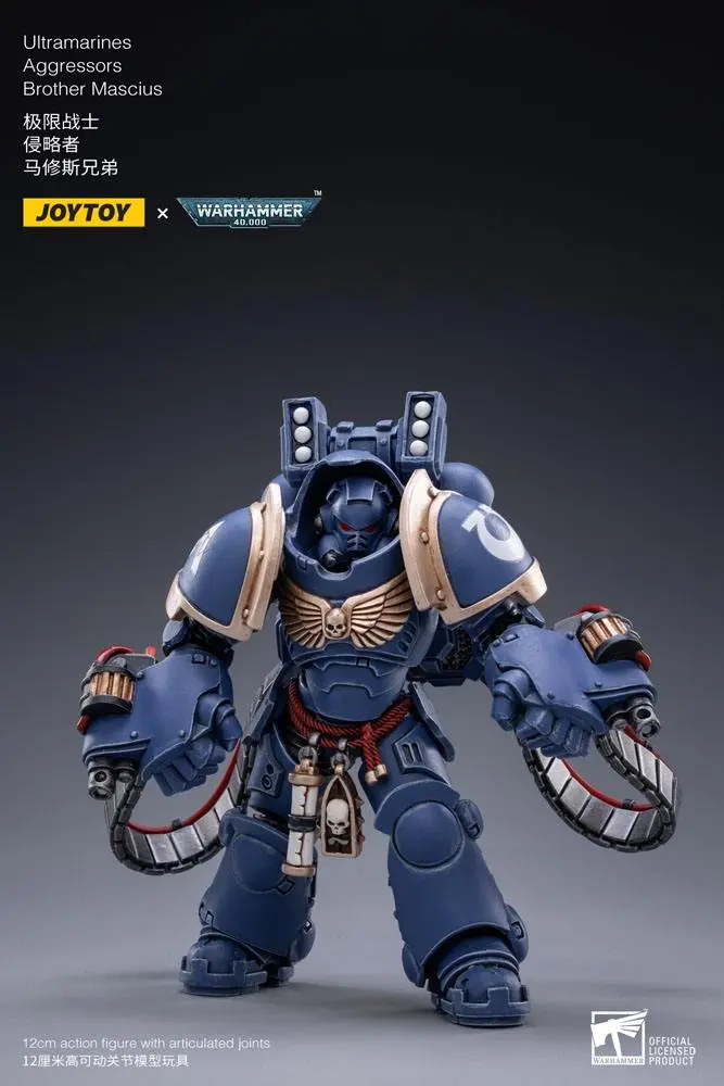 Warhammer 40k Action Figure 3-Pack 1/18 Ultramarines Aggressors 12 cm product photo