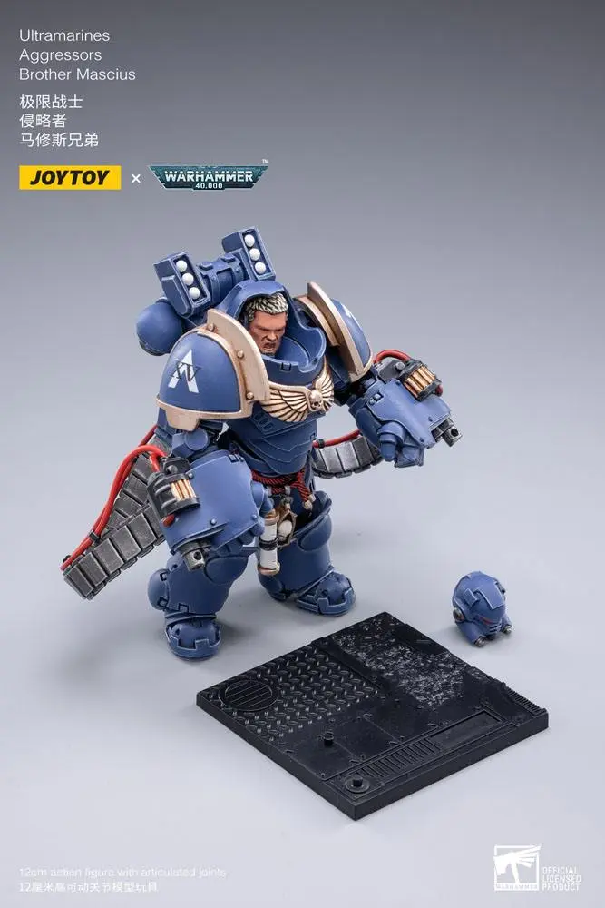 Warhammer 40k Action Figure 3-Pack 1/18 Ultramarines Aggressors 12 cm product photo