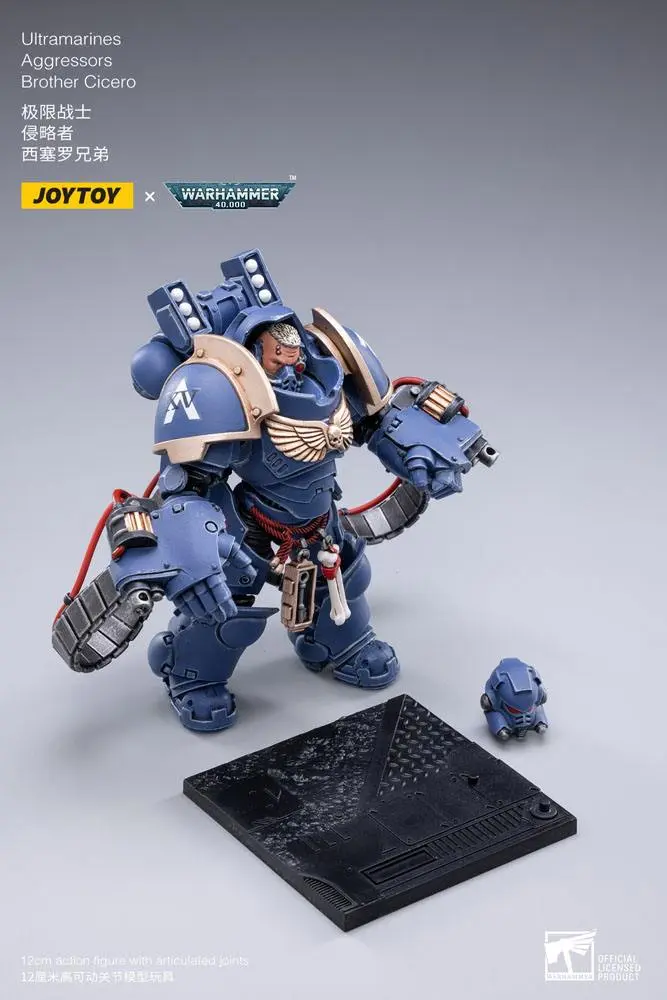 Warhammer 40k Action Figure 3-Pack 1/18 Ultramarines Aggressors 12 cm product photo