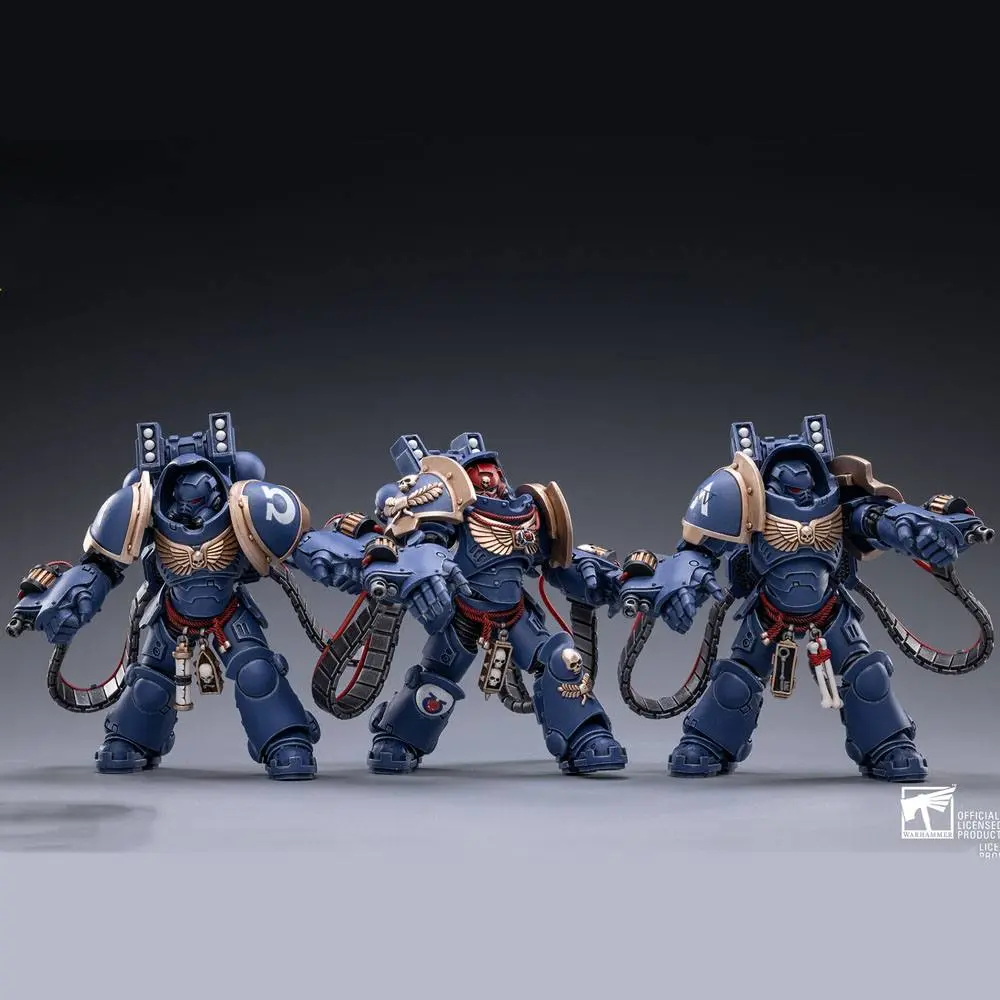 Warhammer 40k Action Figure 3-Pack 1/18 Ultramarines Aggressors 12 cm product photo