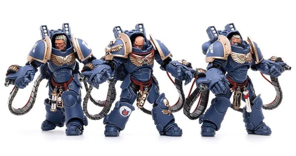 Warhammer 40k Action Figure 3-Pack 1/18 Ultramarines Aggressors 12 cm product photo