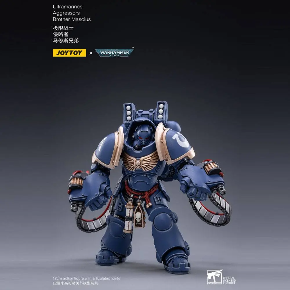 Warhammer 40k Action Figure 3-Pack 1/18 Ultramarines Aggressors 12 cm product photo