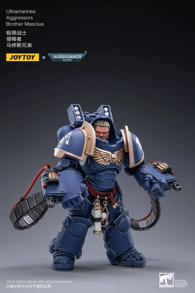 Warhammer 40k Action Figure 3-Pack 1/18 Ultramarines Aggressors 12 cm product photo