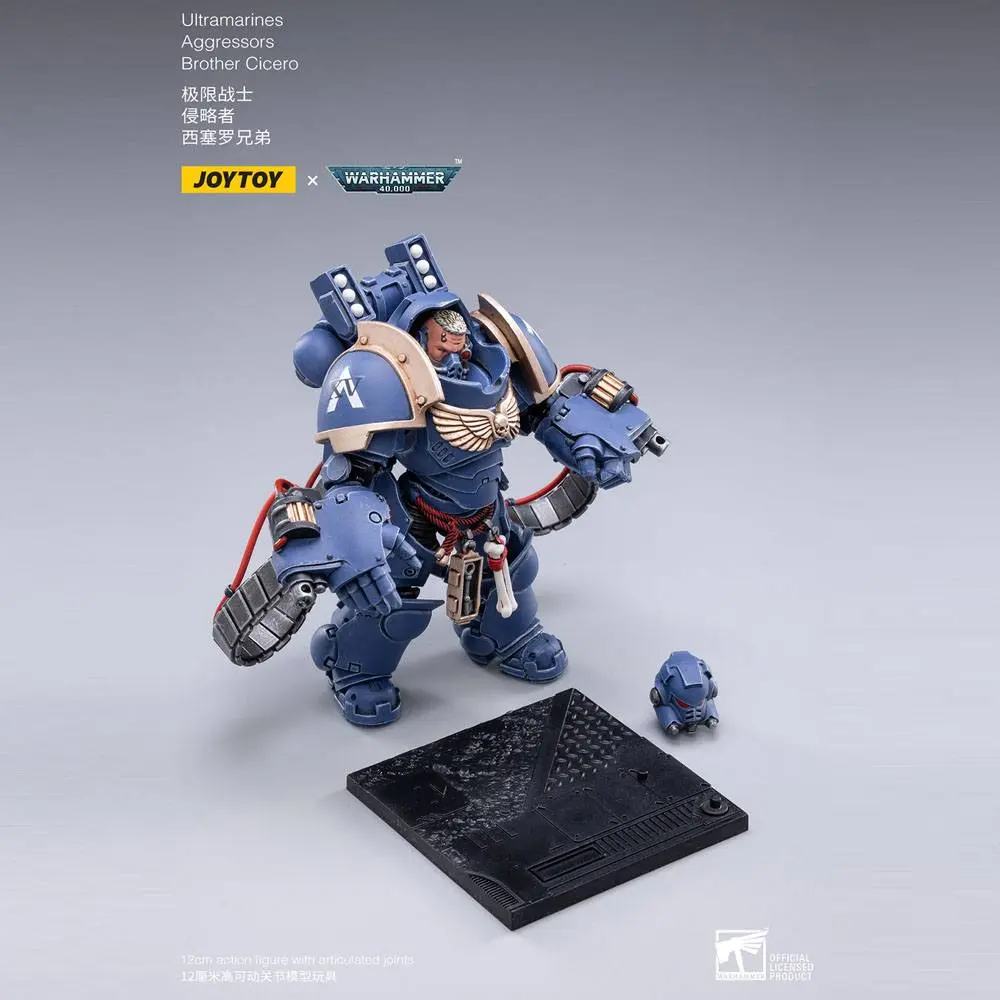 Warhammer 40k Action Figure 3-Pack 1/18 Ultramarines Aggressors 12 cm product photo