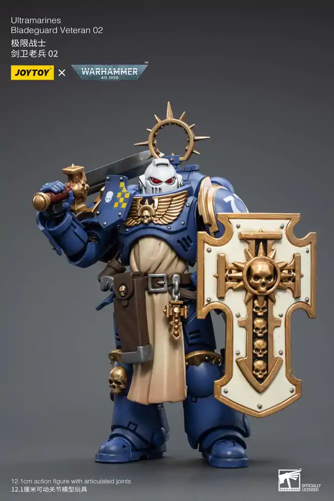 Warhammer 40k Action Figure 1/18 Ultramarines Bladeguard Veteran 02 12 cm product photo