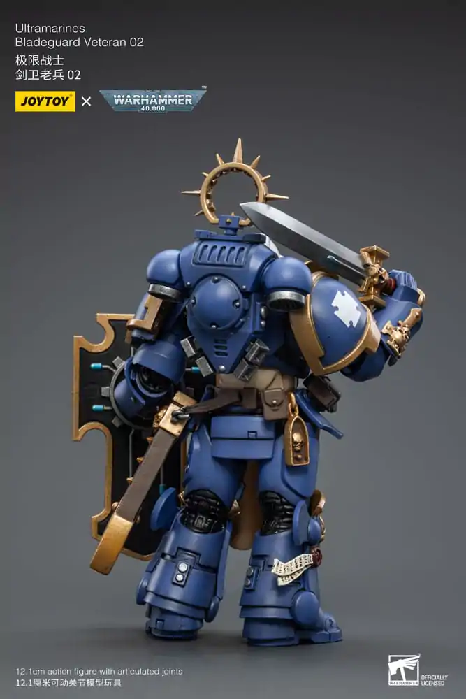 Warhammer 40k Action Figure 1/18 Ultramarines Bladeguard Veteran 02 12 cm product photo