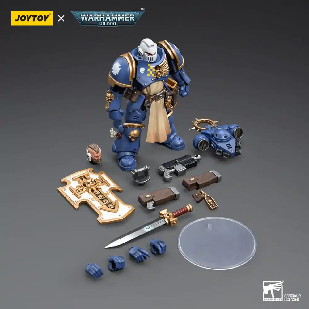 Warhammer 40k Action Figure 1/18 Ultramarines Bladeguard Veteran 02 12 cm product photo