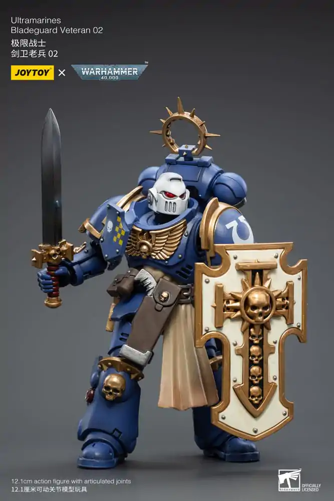 Warhammer 40k Action Figure 1/18 Ultramarines Bladeguard Veteran 02 12 cm product photo