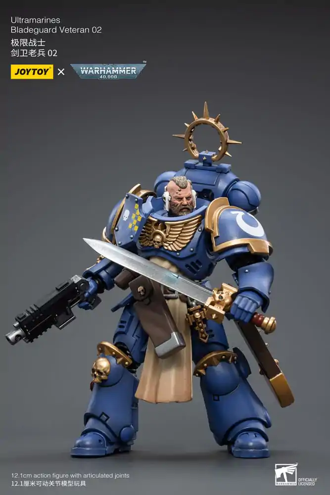 Warhammer 40k Action Figure 1/18 Ultramarines Bladeguard Veteran 02 12 cm product photo