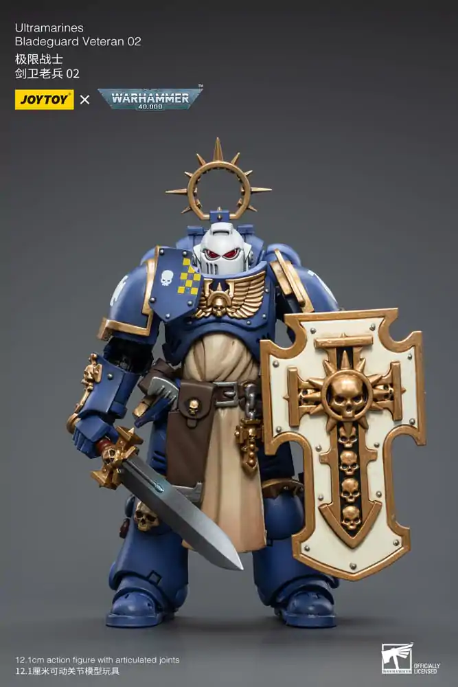 Warhammer 40k Action Figure 1/18 Ultramarines Bladeguard Veteran 02 12 cm product photo