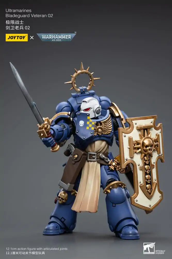 Warhammer 40k Action Figure 1/18 Ultramarines Bladeguard Veteran 02 12 cm product photo