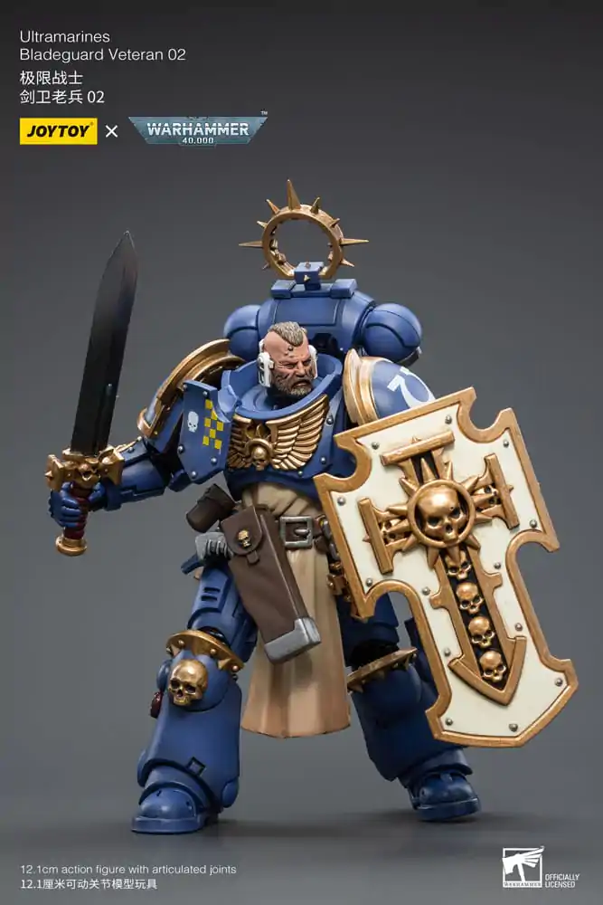 Warhammer 40k Action Figure 1/18 Ultramarines Bladeguard Veteran 02 12 cm product photo