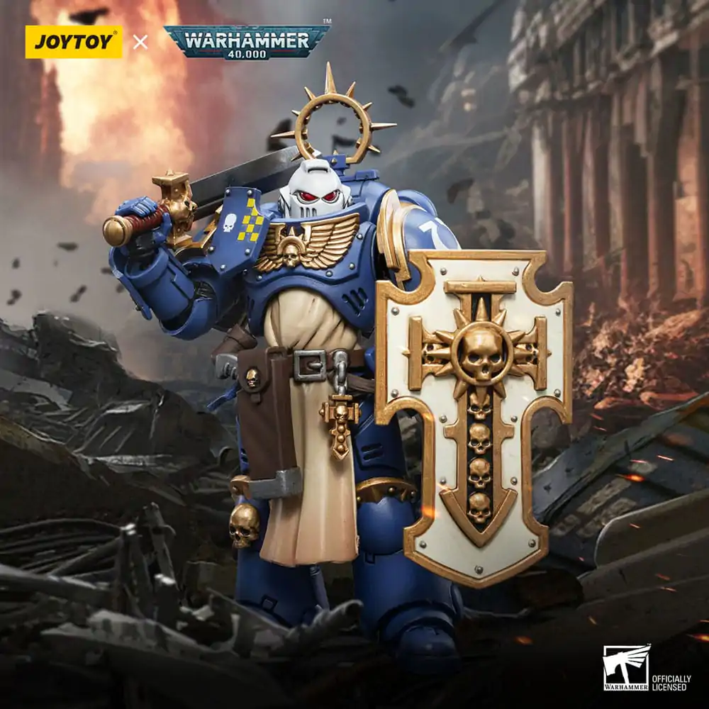 Warhammer 40k Action Figure 1/18 Ultramarines Bladeguard Veteran 02 12 cm product photo